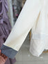 Single Breasted Folded Sleeves Blazer